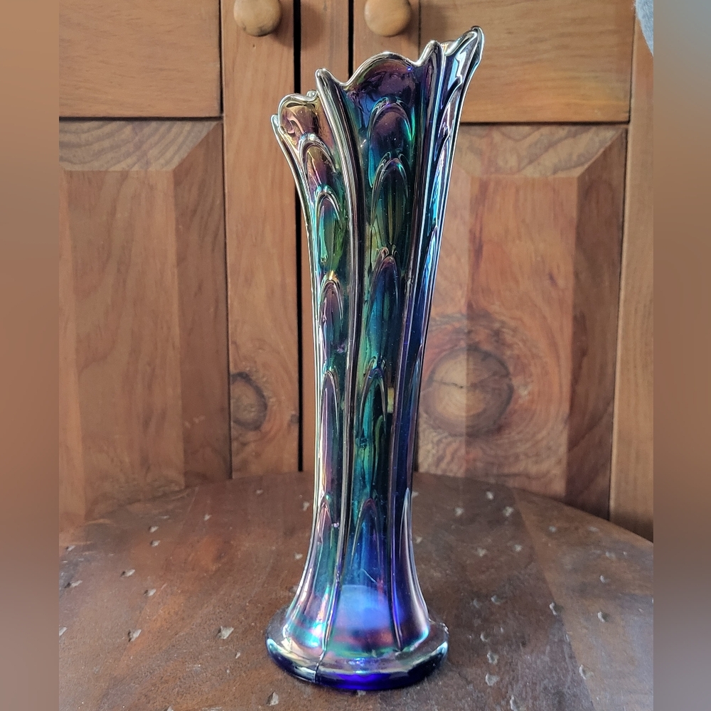 Fenton Carnival Glass Vase